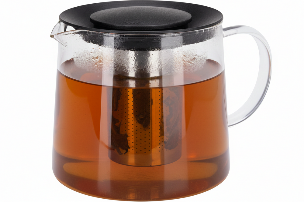 Cookinglife Theepot met RVS Theefilter - Borosilicaat Glas - 1.5 Liter
