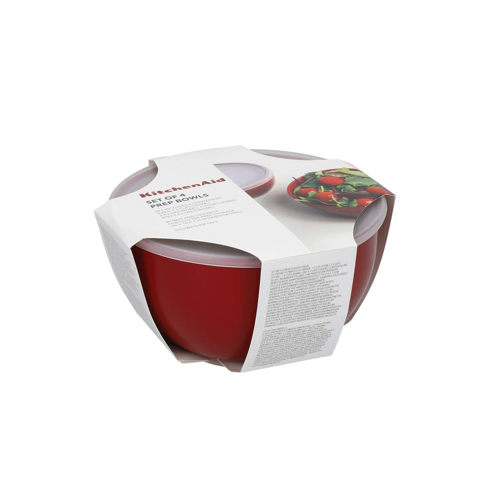 KitchenAid Vershoudbakjes / Kommen Core Keizerrood - met deksels - 4 Stuks