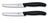 Victorinox Tomatenmesjes Gekarteld Swiss Classic Zwart - 11 cm - 2 stuks