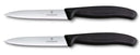 Victorinox Officemessenset Swiss Classic Zwart 2-delig - Gekarteld & Glad Officemes