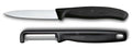 Victorinox Schilmessenset Swiss Classic Zwart 2-delig - Schilmes & Rechte Dunschiller