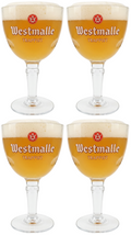 Westmalle Bierglazen 330 ml - 4 Stuks