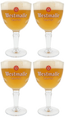 Westmalle Bierglazen 330 ml - 4 Stuks