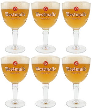 Westmalle Bierglazen Trappist - 330 ml - 6 stuks