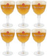 Westmalle Bierglazen Trappist - 330 ml - 6 stuks