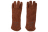 White Fire BBQ Handschoenen / Ovenhandschoenen Leer - Bruin - 2 stuks