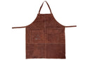 White Fire BBQ Schort Leer - Bruin - Verstelbaar