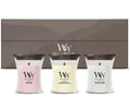 WoodWick Giftset Geurkaarsen Mini Blooming Trio - 3 Stuks - Geurkaars in Glas - Houten Lont