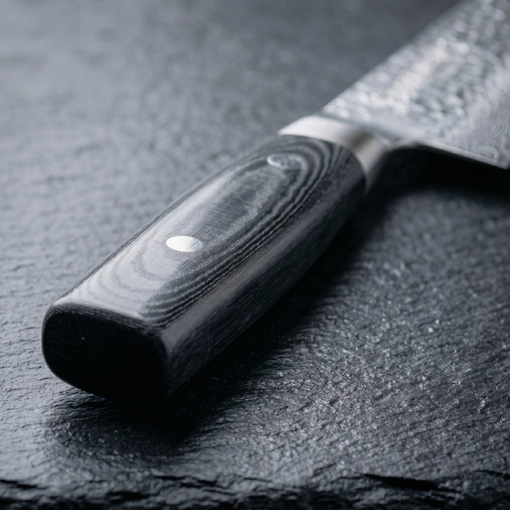 Yaxell Officemes Zen 12 cm - 37 laags roestvrij damast staal - canvas Micarta heft