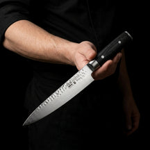 Yaxell Vleesmes Zen 18 cm - 37 laags roestvrij damast staal - canvas Micarta heft