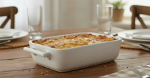 BonBistro Ovenschalen Yong Squito - Wit - 39 x 24 x 6 cm / 3.5 Liter - 2 stuks