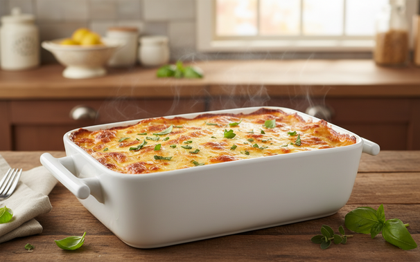 BonBistro Ovenschalen Yong Squito - Wit - 19 x 12 x 6 cm / 720 ml - 2 stuks