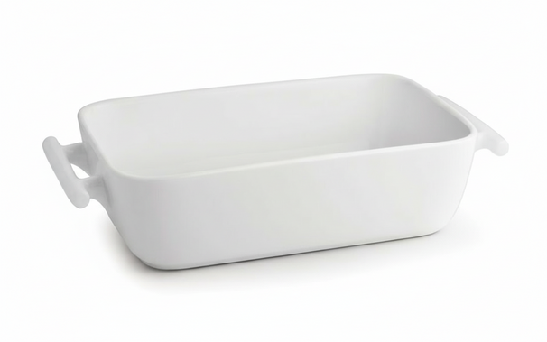 BonBistro Ovenschaal Yong Squito - Wit - 20 x 14 x 6 cm / 1.1 Liter - 2 stuks