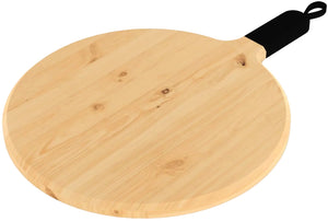 ZiiPa Serveerplank / Pizzaplank Sora Beukenhout Antraciet - ø 31 cm