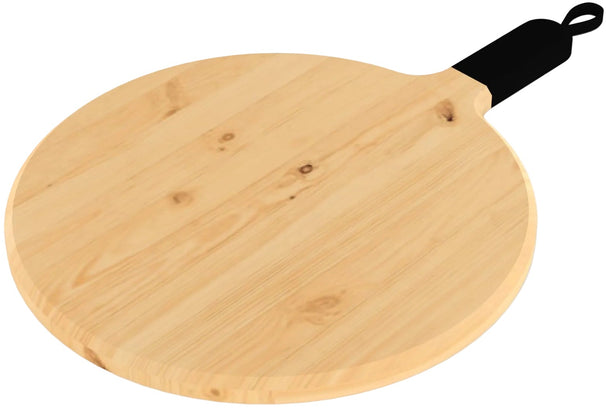ZiiPa Serveerplank / Pizzaplank Sora Beukenhout Antraciet - ø 31 cm