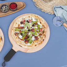 ZiiPa Serveerplank / Pizzaplank Sora Beukenhout Antraciet - ø 31 cm