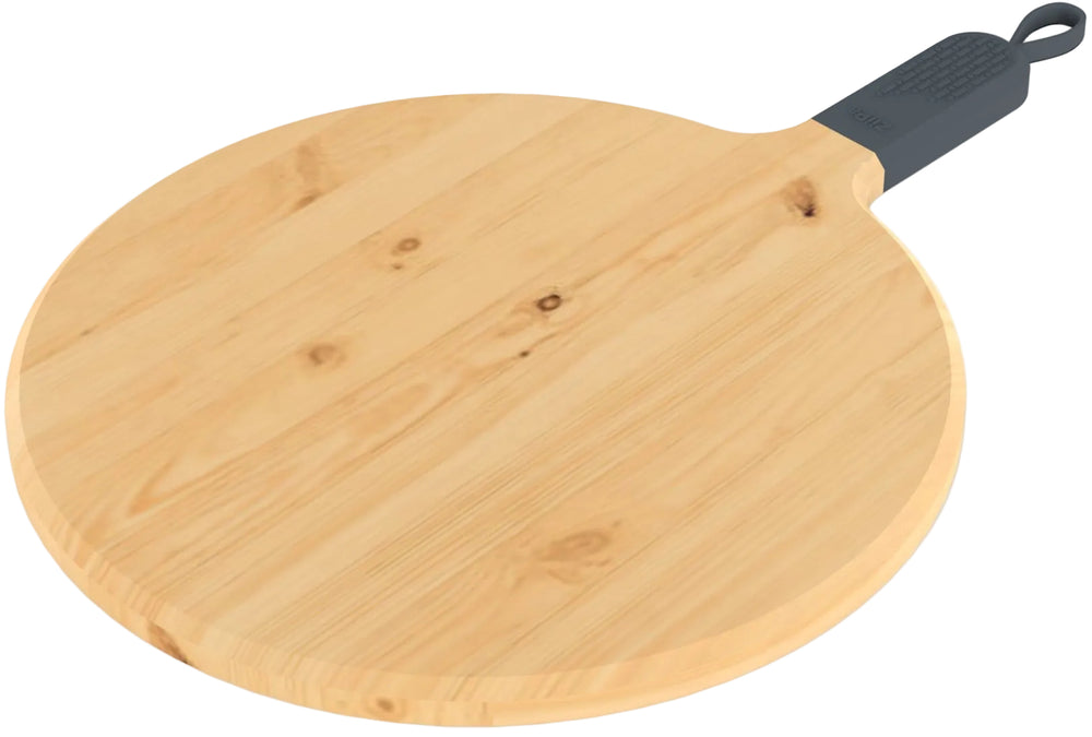 ZiiPa Serveerplank / Pizzaplank Sora Beukenhout Leisteen - ø 31 cm