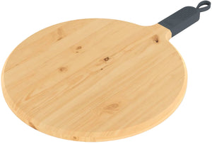 ZiiPa Serveerplank / Pizzaplank Sora Beukenhout Leisteen - ø 31 cm
