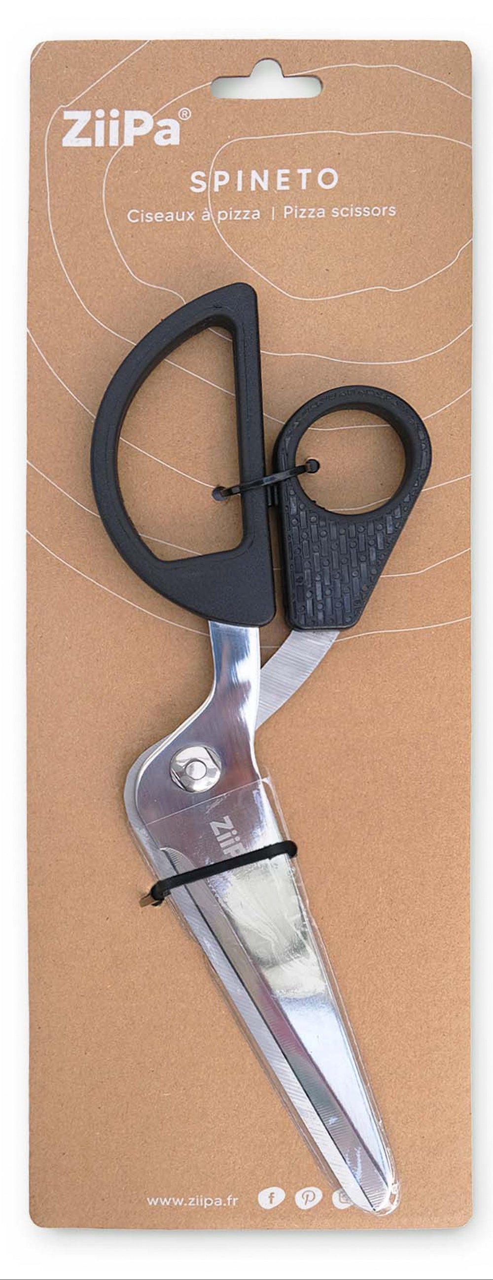 ZiiPa Pizzaschaar Spinetto - 25 cm